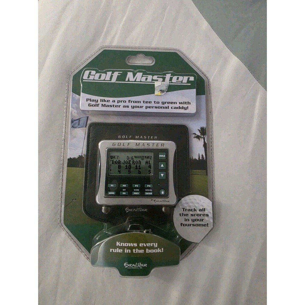 Golf Master Excalibur Master Series Electronic Handheld Device *NEW & SEALED*